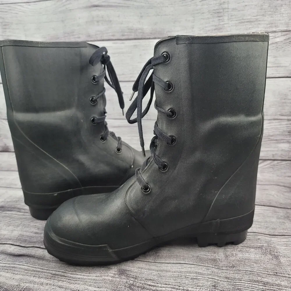 Hutchinson Mens Rubber Boots Size EU 41 Made In France
